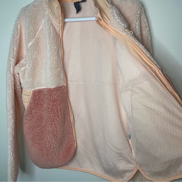 Sweaty Betty Women's Jacket Tulle Pink Soft Touch Pennine Full Zip Fleece Size 6 - Picture 7 of 11